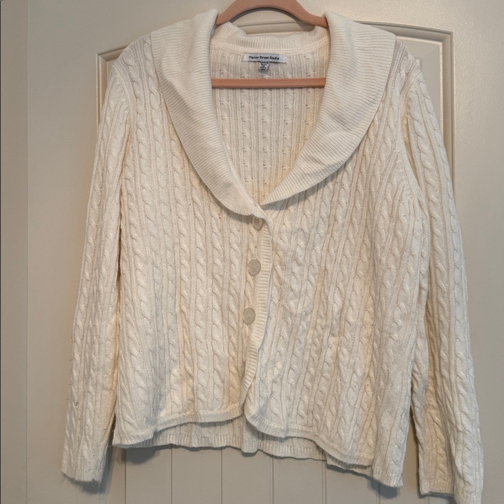 Mercer Street Studio Ivory Knit Sweater